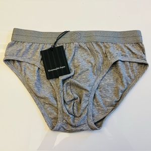 ERMENEGILDO ZEGNA**Gray Underwear Brief**Med. $88
